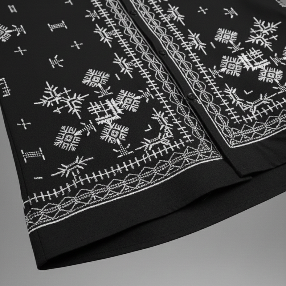 The Monolith Graphic Print Full Sleeve Shirt