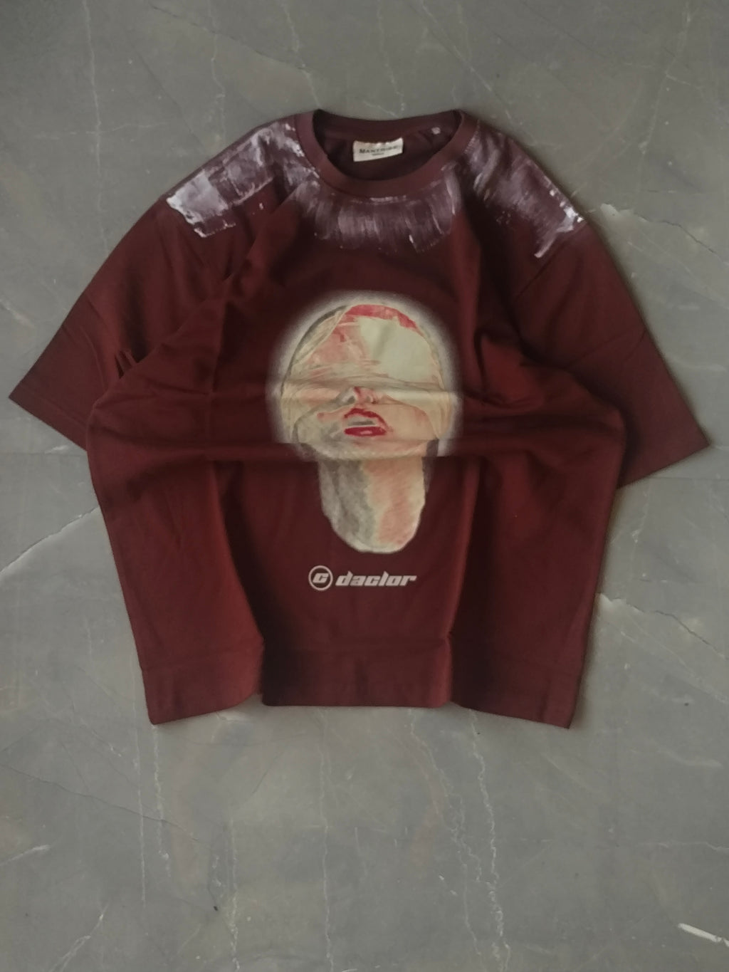 Brown half sleeve Printed T-shirt