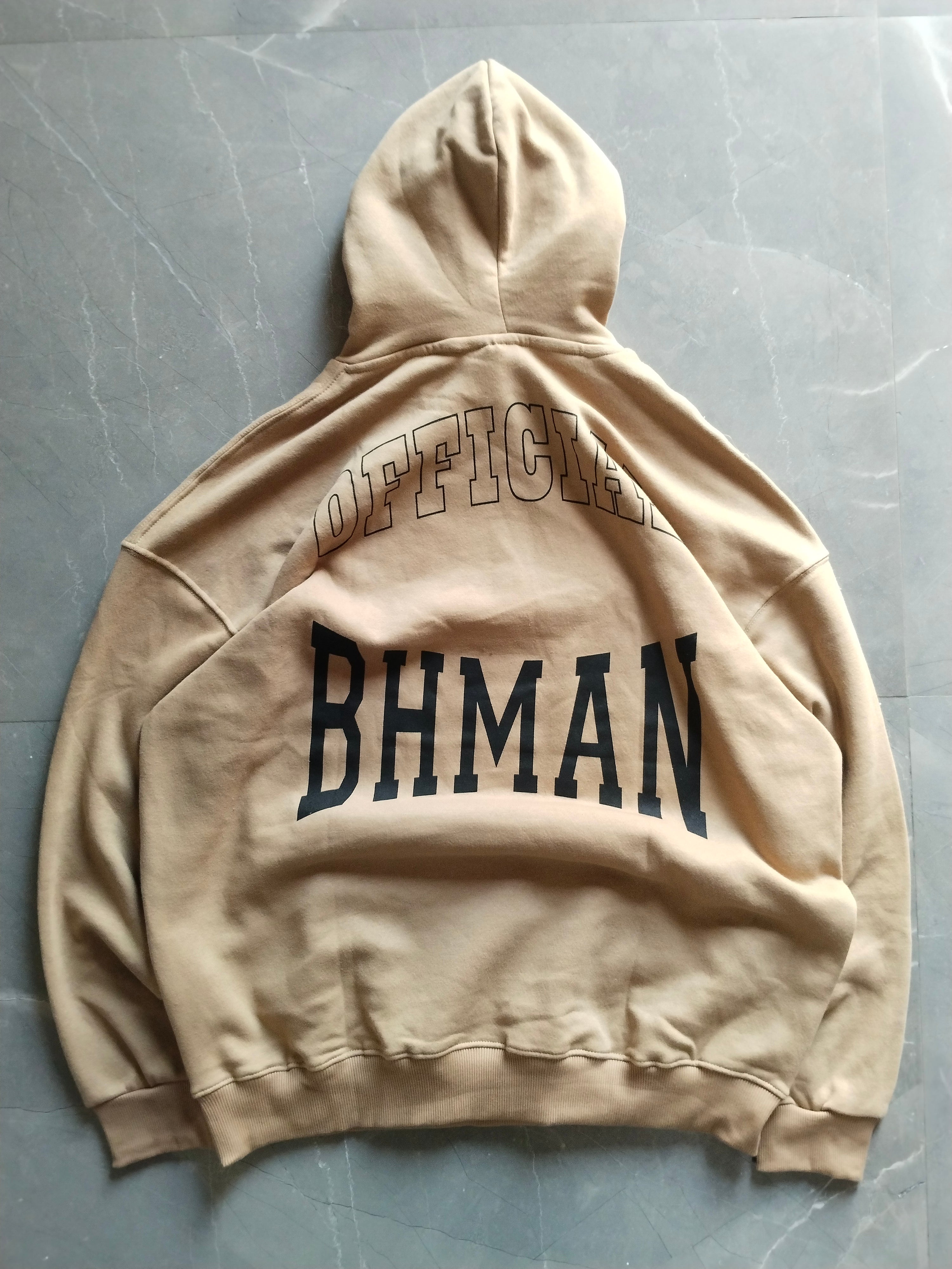 Beige oversized hoodie