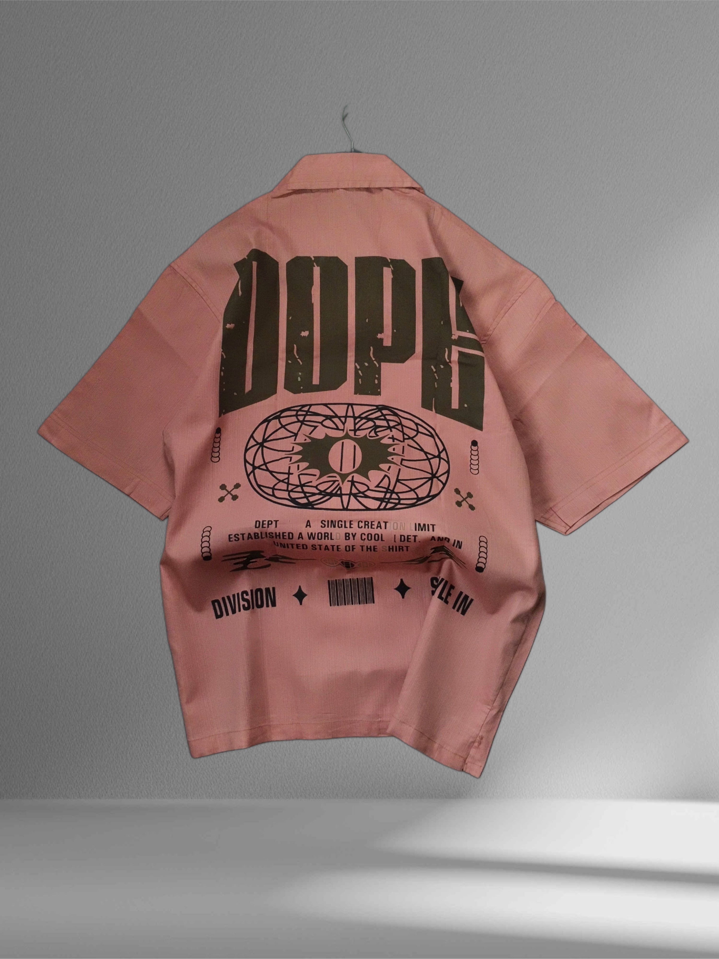 Dope Back Print Half Sleeve Shirt