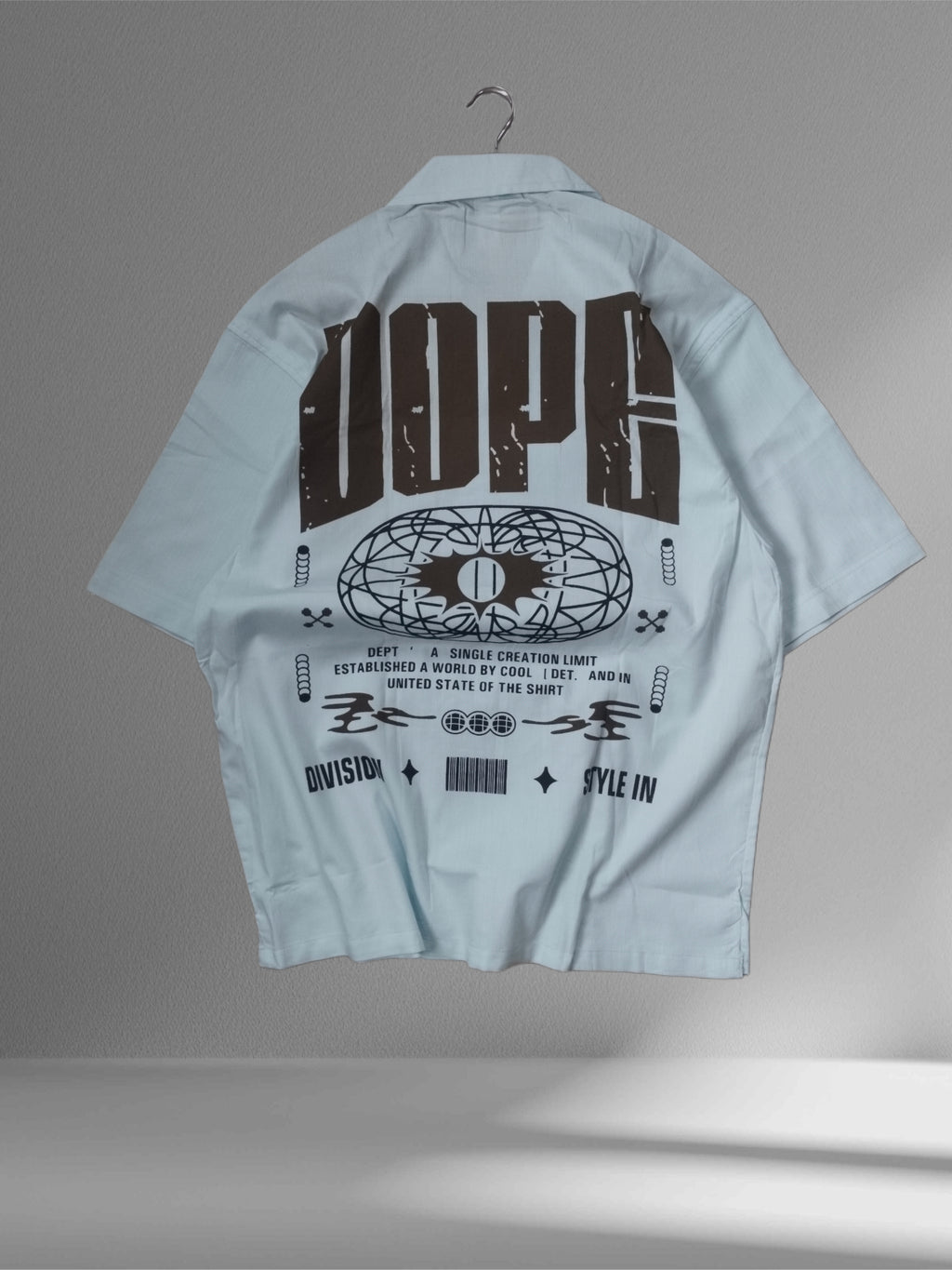 Dope Back Print Half Sleeve Shirt