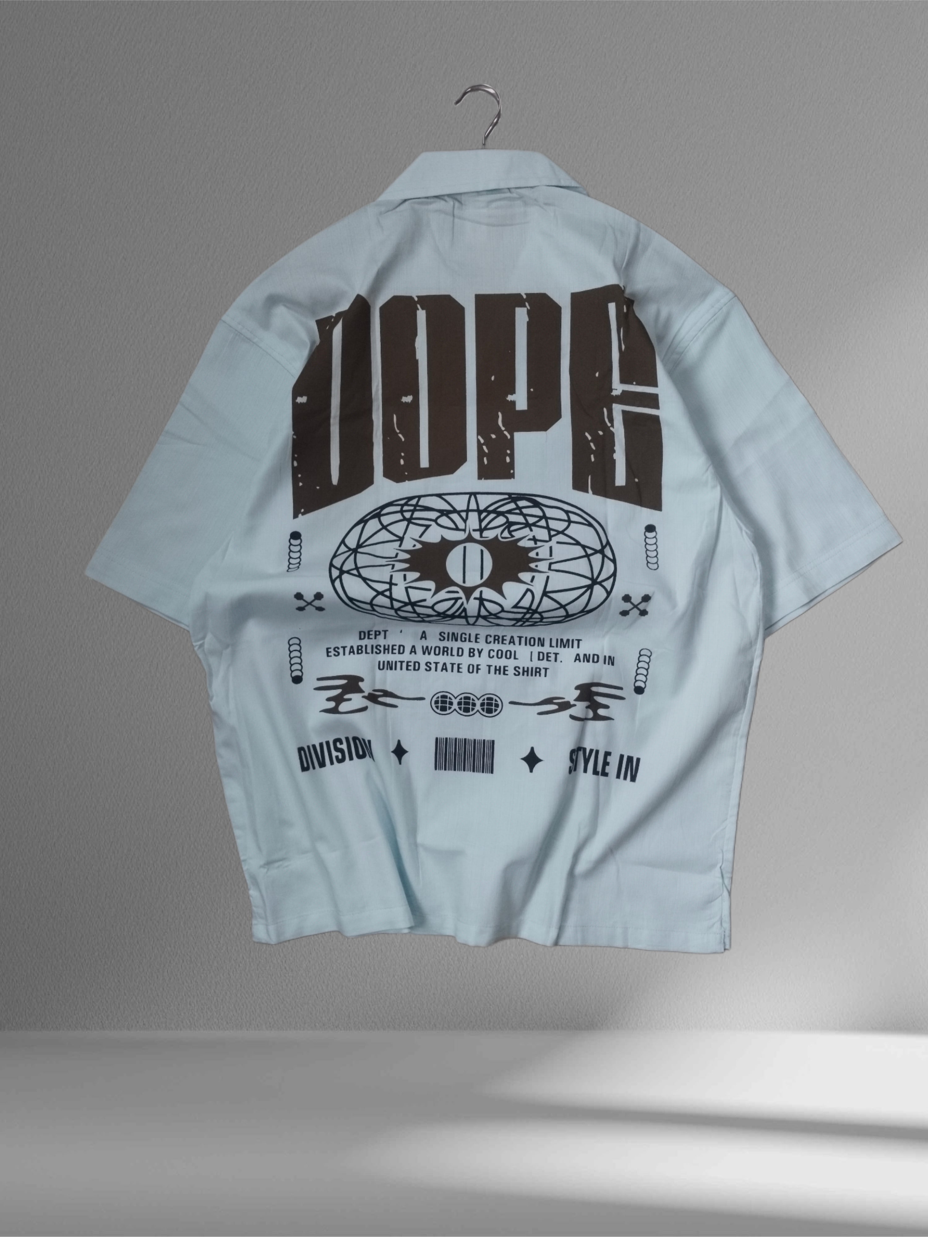 Dope Back Print Half Sleeve Shirt