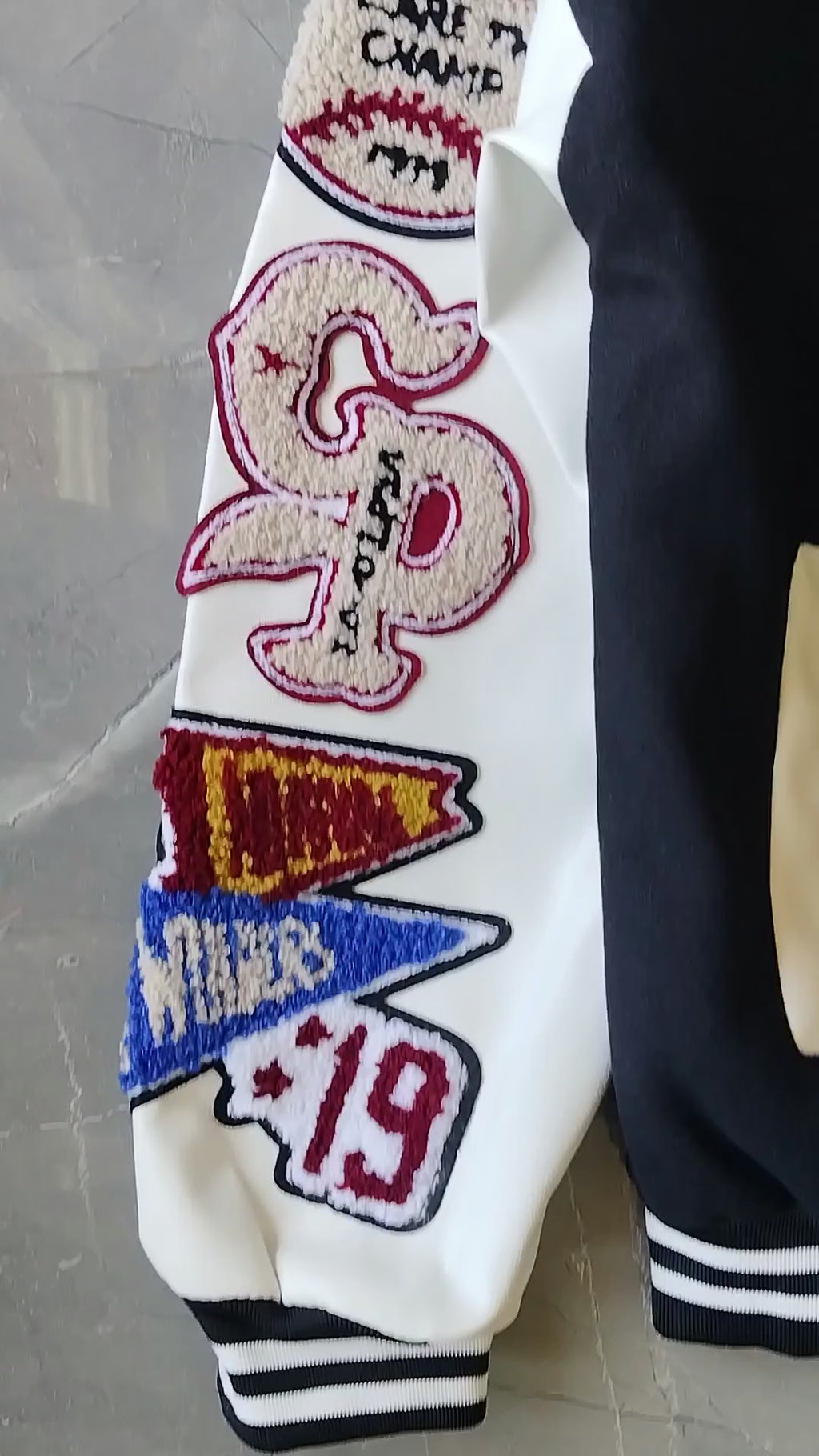 Premium Imported Varsity jacket.